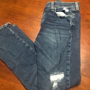Ripped Hollister skinny jeans